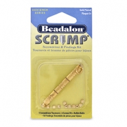 Kit de componentes metálicos Beadalon 1.04mm Dorado