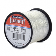 Hilo para enfilar el&aacute;stico Beadalon 1.0mm 100 metro Transparente