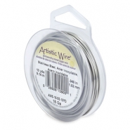 Alambre Artístico Calibre 18 Acero inoxidable
