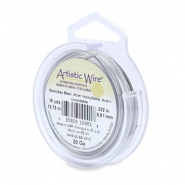 Alambre Artístico Calibre 20 Acero inoxidable