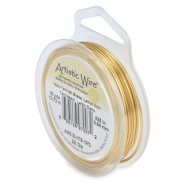 Alambre Artístico Calibre 22 Latón resistente al deslustre