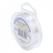 Alambre Artístico Calibre 26 Cubierta plateada resistente al deslustre