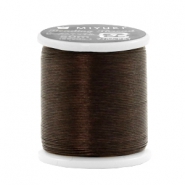 Hilo Miyuki Beading Marr&oacute;n oscuro