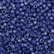 Abalorios Miyuki Delica's 11/0 Duracoat opaque matte dyed navy blue DB-2143