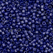 Abalorios Miyuki Delica's 11/0 Duracoat opaque matte dyed cobalt blue DB-2144