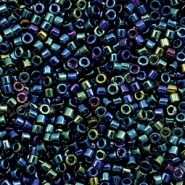 Abalorios Miyuki Delica's 11/0 Metallic iris dark blue DB-2