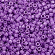 Abalorios Miyuki Delica's 11/0 Duracoat opaque dyed anemone purple DB-2140