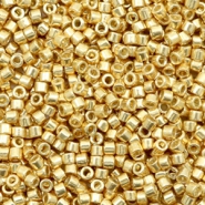 Abalorios Miyuki Delica's 11/0 Duracoat galvanized gold DB-1832