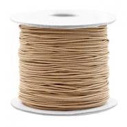 Hilo el&aacute;stico en color 0.8mm taupe marr&oacute;n