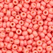 Miyuki Rocalla 8/0 Duracoat opaque light watermelon pink 8-4464