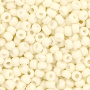 Miyuki Rocalla 8/0 Opaque matte cream white 8-2021