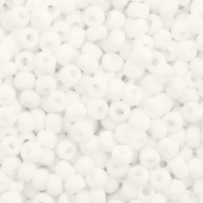 Miyuki Rocalla 8/0 Opaque matte white 8-402f