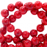 Piedras naturales 6 mm con m&aacute;rmol look rojo ruby