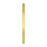 ImpressArt Tiras de grabado para pulsera 15cmx10mm Lat&oacute;n Dorado