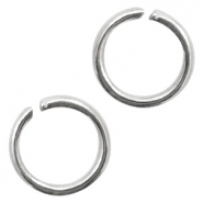 Fornituras Acero Inox anillas 5mm plata vieja