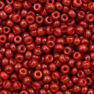 Miyuki Rocalla 8/0 Duracoat opaque jujube red 8-4469
