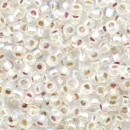 Miyuki Rocalla 8/0 Silverlined AB crystal 8-1001