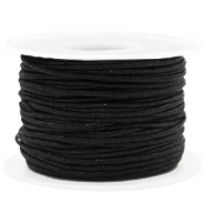 Cord&oacute;n encerado 1.5mm Negro