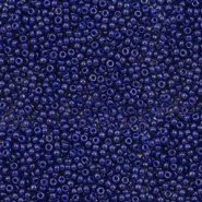 Rocallas Miyuki 15/0 Duracoat opaque dyed dark navy blue 15-4494