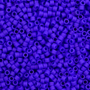 Abalorios Miyuki Delica's 11/0 Opaque matte cobalt blue DB-756