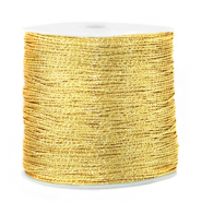 Hilo macramé metálico 0.5mm Seda de maíz dorado