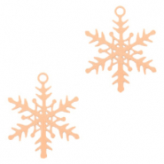Colgantes bohemios copo de nieve Oro rosado