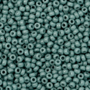 Rocalla Miyuki 11/0 Duracoat opaque eucalyptus green 11-4481
