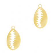 Colgantes de acero inox kauri Dorado