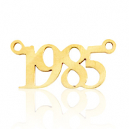 Colgantes/entrepieza de Acero Inox año 1985 Dorado