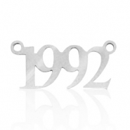 Colgantes/entrepieza de Acero Inox año 1992 Plateado