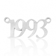 Colgantes/entrepieza de Acero Inox año 1993 Plateado