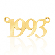 Colgantes/entrepieza de Acero Inox año 1993 Dorado