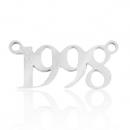 Colgantes/entrepieza de Acero Inox año 1998 Plateado