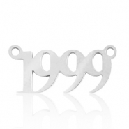 Colgantes/entrepieza de Acero Inox año 1999 Plateado