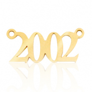 Colgantes / entrepieza de Acero Inox año 2002 Dorado