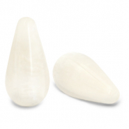 Abalorios Polaris Elements gota Mosso shiny Blanco aceite de almendra