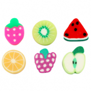 Abalorios pol&iacute;mero fruta mixto Multicolor