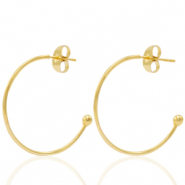 Pendientes Acero Inox criolla Dorado