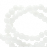 Piedras naturales 4mm Jade Blanco