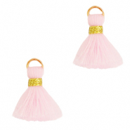 Borlas 1.5cm Dorado-rosa claro