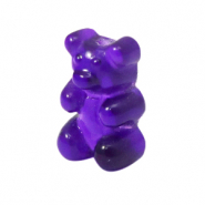 Colgantes de resina oso de goma Purpúra