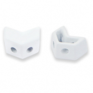 Abalorios Tile flecha Blanco
