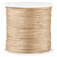 Hilo macramé satinado 0.8mm Márron beige