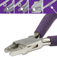 Beadsmith Magical crimps modelador de chafas Púrpura-plateado