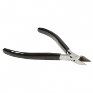 Beadsmith alicate cortador lateral Negro-plateado
