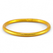 Pulsera imitaci&oacute;n Pan de Oro 5mm talla M Dorado