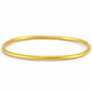 Pulsera imitaci&oacute;n Pan de Oro 3mm talla L Dorado Aspen