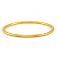 Pulsera imitaci&oacute;n Pan de Oro 3mm talla M Dorado