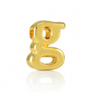 Abalorios letras metálicos DQ G Dorado (sin níquel)