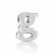 Abalorios letras metálicos DQ G Plata vieja (sin níquel)